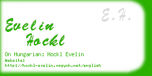 evelin hockl business card